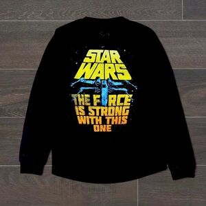 Medium vintage men’s Star Wars Black Long Sleeve Shirt